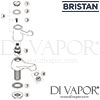 Bristan Lever Bath Taps wIth 3 Inch Levers Spares